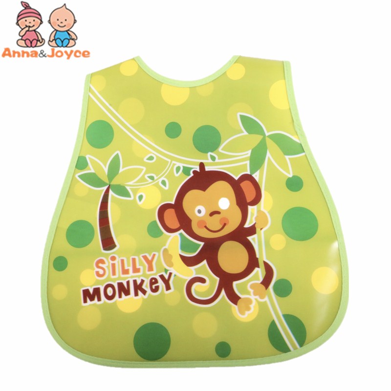 Babadores para bebês com estampa de desenho, babadores para crianças com 3 unidades, à prova d'água, almoço, meninos, meninas, cuidado com a alimentação: Gmonkey