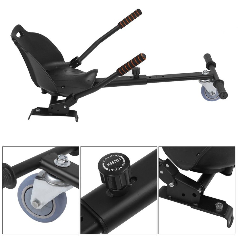 Tre Ruote Go Kart Regolabile Hover Sedile HoverKart Per Hoverboard Accessori Scooter Elettrico Per Adulti Bambini Calda
