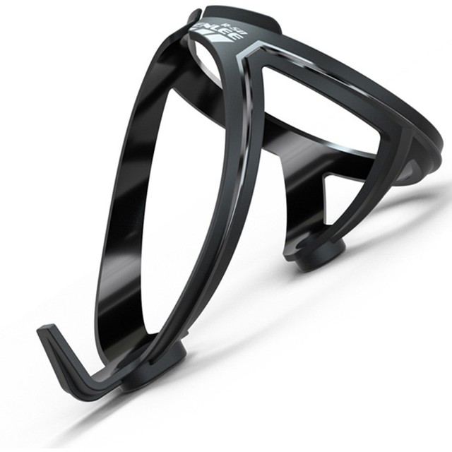 Ultralight Bicycle Water Bottle Cage MTB Road Bike Folding Bike Bottle Kettle Rack Holder 135*80mmPolycarbonate Glass Fiber: Black