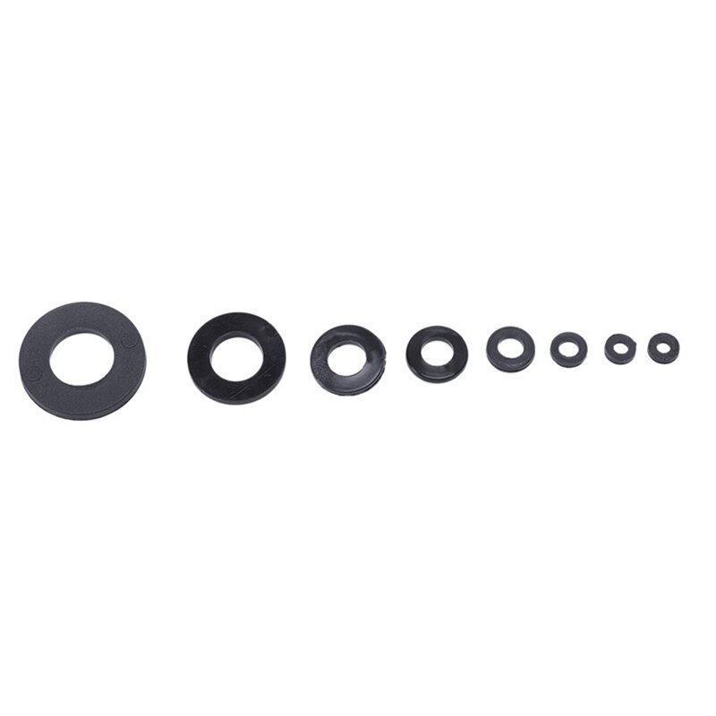 500Pcs M2 M2.5 M3 M4 M5 M6 M8 M10 Plastic Nylon Ring Platte Ring Pakking Ring