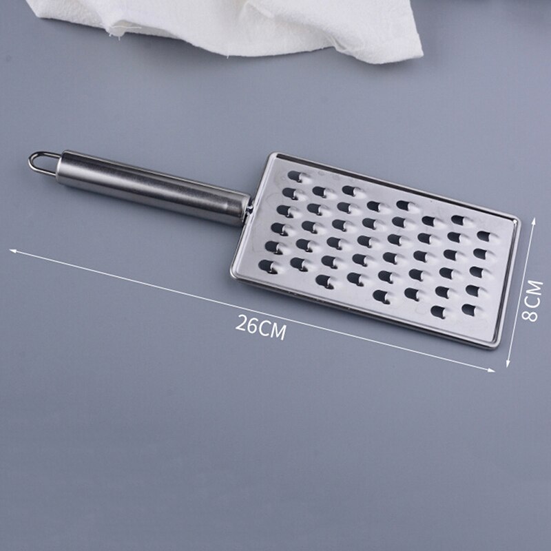 1Pcs 5 Sizes Cheese Grater Multi-purpose Stainless Steel Sharp Stainless Steel Vegetable And Fruit Cheese Planer Kitchen Tool: D