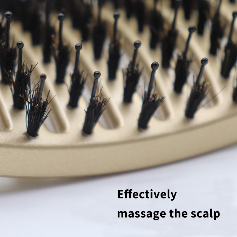 Professionele Arc Geventileerde Styling Varkenshaar Borstel Voor Vrouwen En Mannen Ontwarren Paddle Brush Voor Nat En Droog Krullend haar