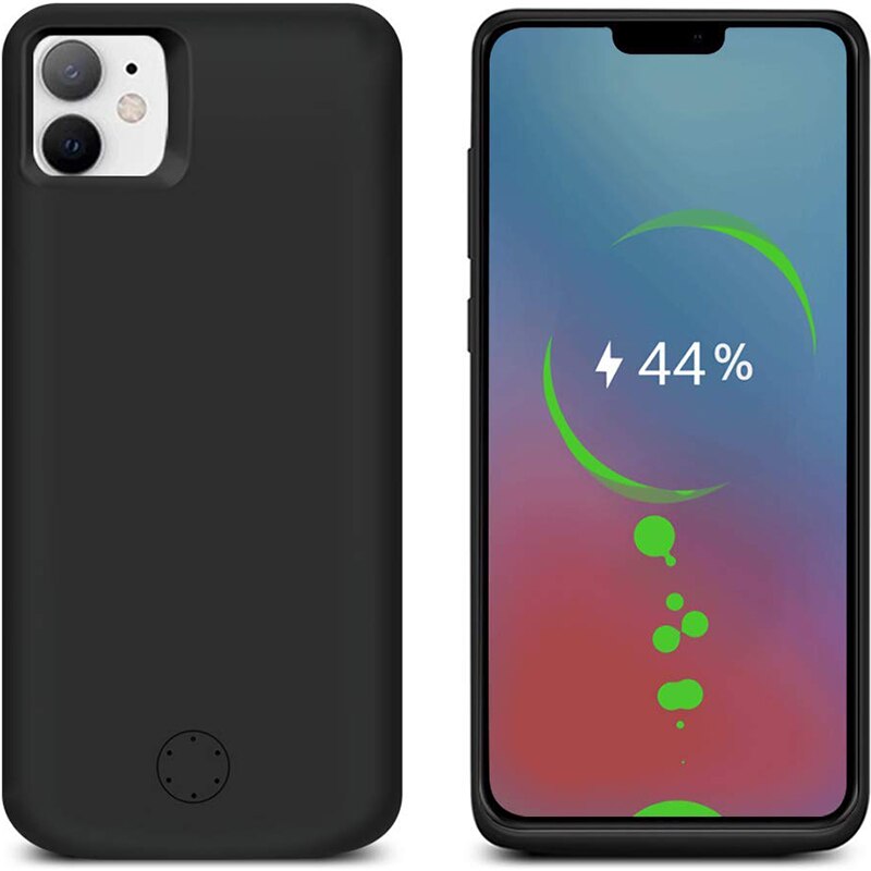Leioua 6000 mAh Batterij Mobiele Case Voor iphone 11 Extended Battery Case Power Bank Opladen Cover Voor iphone 11 Pro Max case