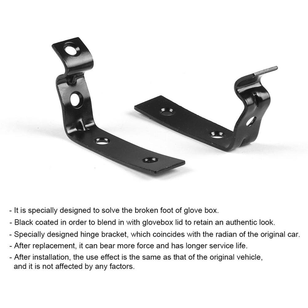 Handskfack lock gångjärn knäppte reparation fix kit fästen för  a4 s4 rs4 b6 b7 8e hand box gångjärn fäste handske box reparation kit