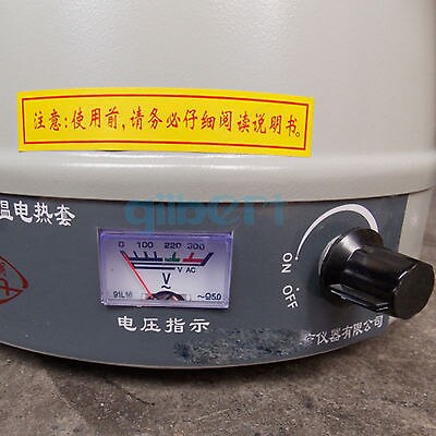 500 Ml 300W Pointer Type Lab Elektrische Verwarming Mantel Met Thermische Regulator