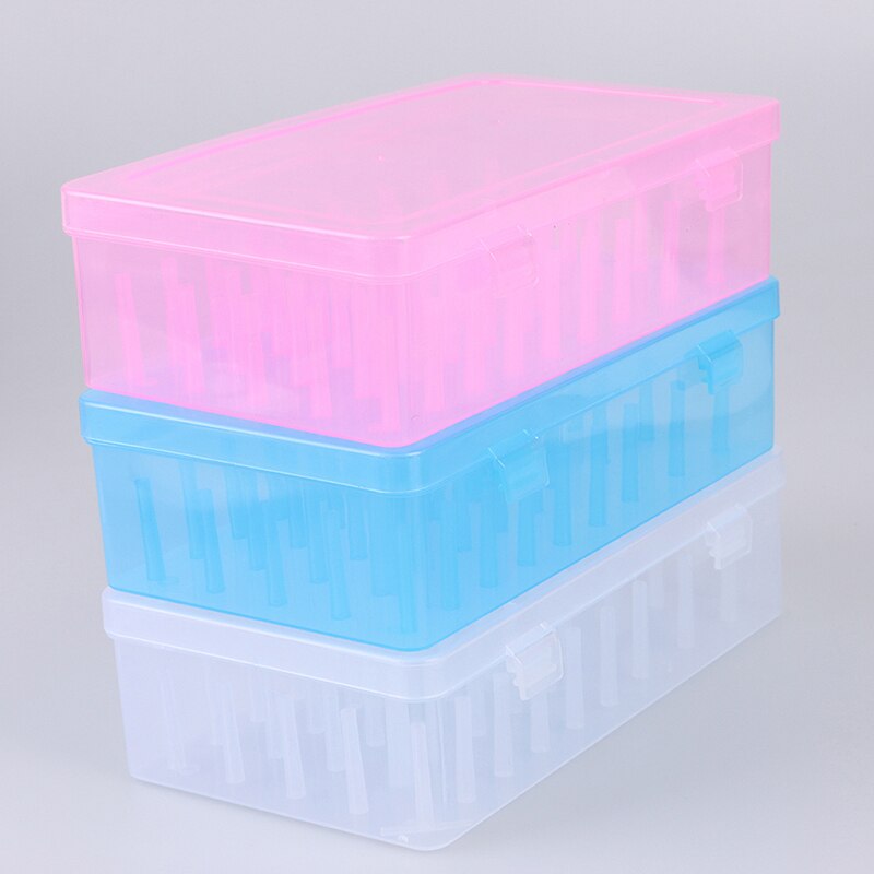42 Axis Sewing Threads Box Transparent Needle Wire Storage Organizer Containers