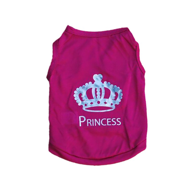 Sommer Pet Kleidung Solid Print Welpen Katze Weste für Katzen Kühlen Atmungs Kätzchen Pyjamas Sphynx Persische Kleidung ropa para gatos: S-suit 1.2-2.5kg / Red Crown
