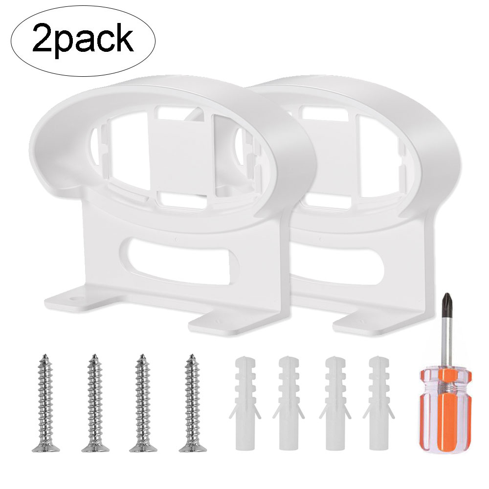 Soporte de montaje en pared para Netgear Orbi sistema WiFi de malla para todo el hogar (RBK50 AC3000,RBS50,RBS40,RBK40 AC2200), soporte con destornillador: 2 PACK