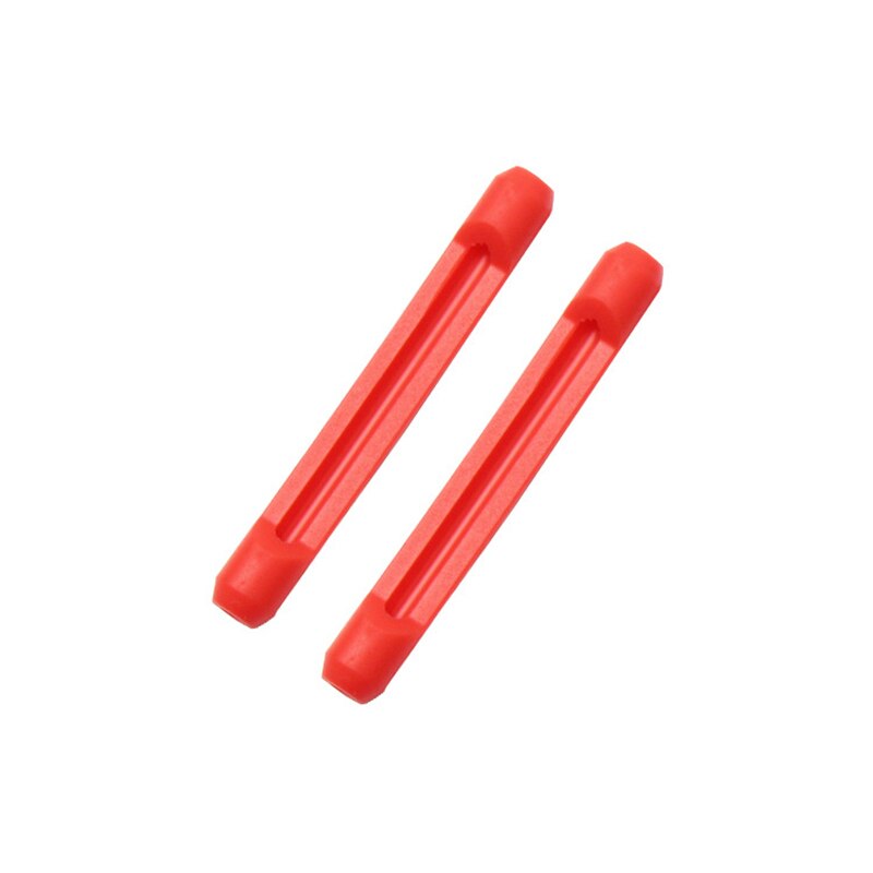 Occhiali trasparenti antiscivolo in Silicone gancio per l'orecchio supporto per punte del tempio accessori per occhiali occhiali occhiali da sole fissi coprigambe: Rosso