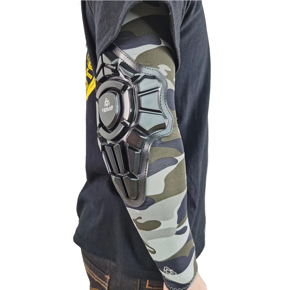 Motorcycle Moto Knee Elbow Pads Cycling Skating Protective Gear Pads Men Wrist Guards Outdoor Sport Safety Protector For Adults: Green / L
