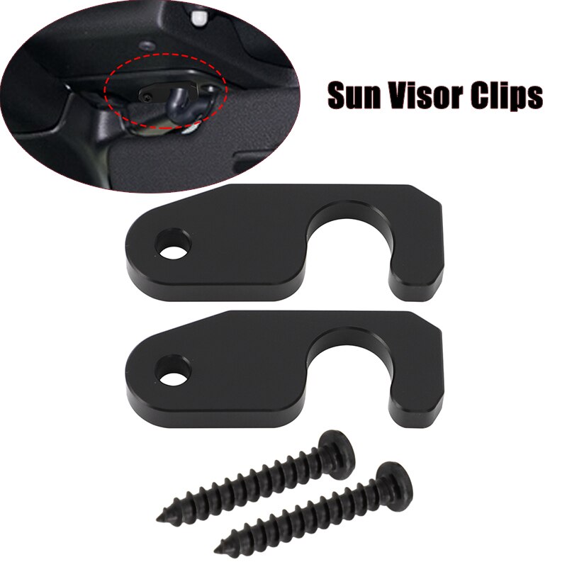 Voor Jeep Wrangler Jk Zonneklep Clips Voor Jeep Nieuwere Jk Jl Jt Gladiator Met Schroeven
