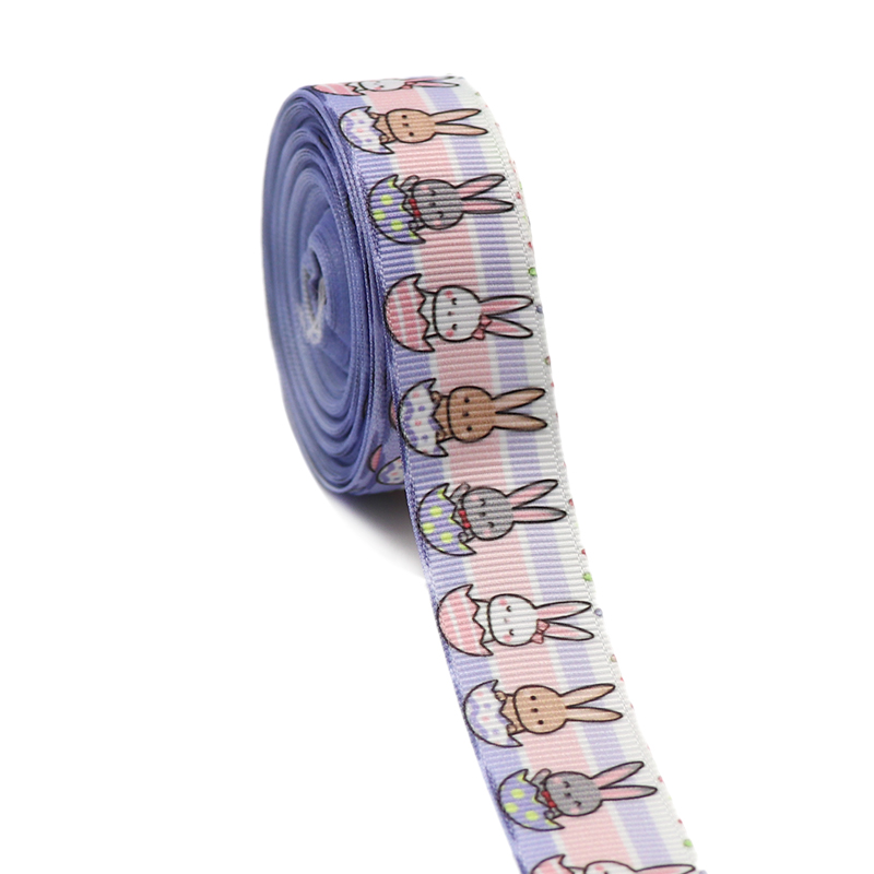 10 Yards 1'' 22MM Easter Printed Grosgrain Ribbons For Hair Bows DIY Handmade Materials Y2020122601: 26940