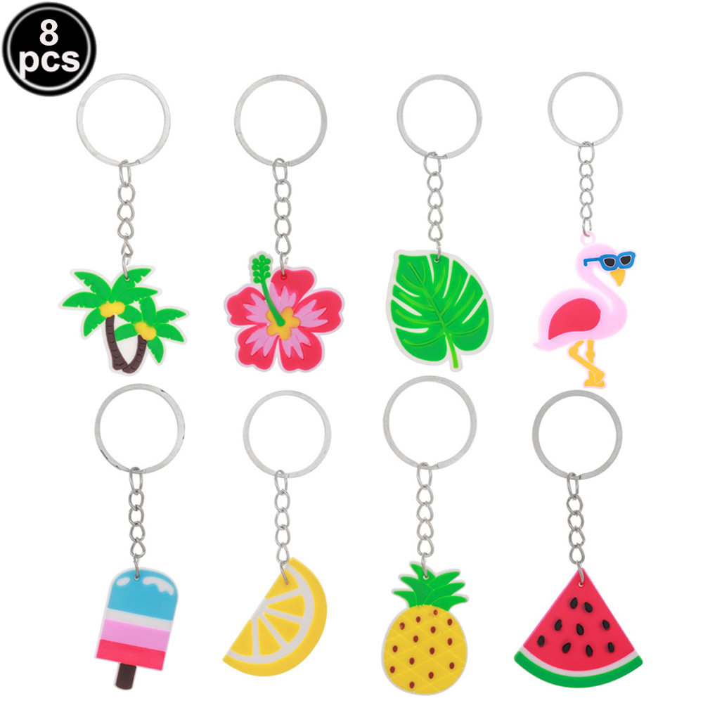 Hawaiiansk luau-fest engangsservice tropisk flamingo paptallerkener kopper servietter sommer strand aloha tema festdekorationer: Guld