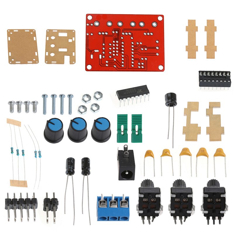 Hoge Precisie Signaal Generator Diy Kit Sine Driehoek Vierkante Wave 1Hz-1Mhz