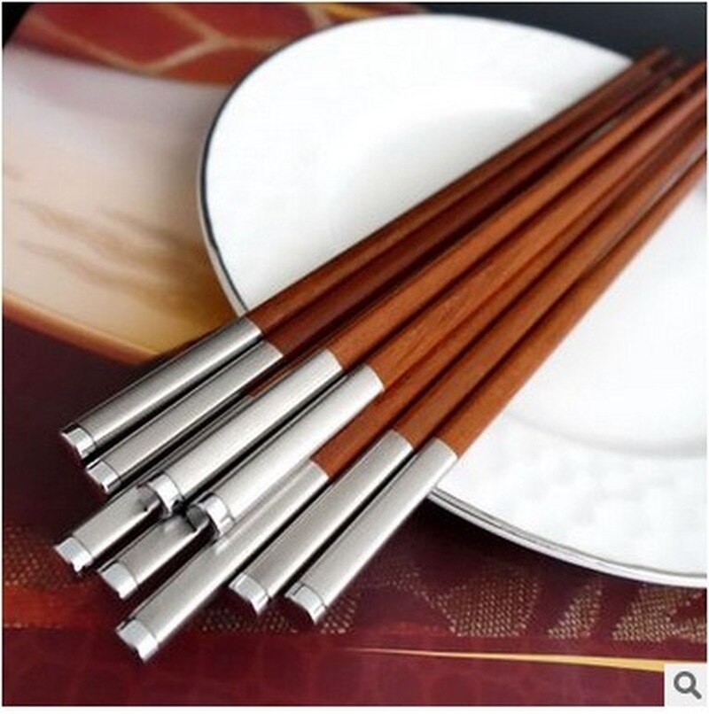 Custom chopsticks natural unpainted and wax-free solid wood chopsticks