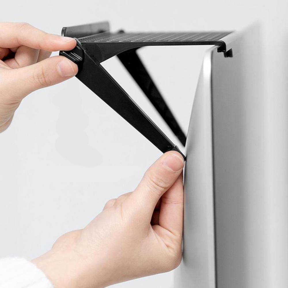 Adjustable TV Monitor Organizer Screen Top Storage Shelf Holder Bracket Stand For Media Boxes Router Game Console Home Storage