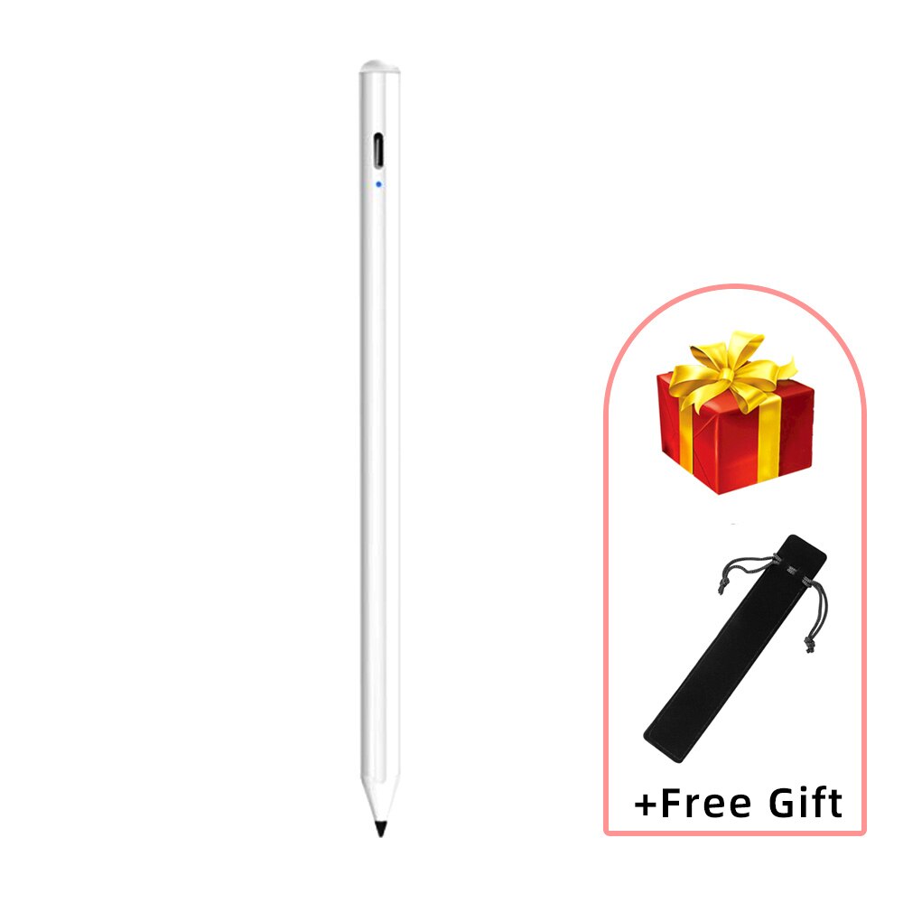 For Apple Pencil 2 1 iPad Pen Touch For iPad Pro 11 12.9 For Stylus Pen iPad 6th Mini 5 Air2 3rd Palm Rejection: white
