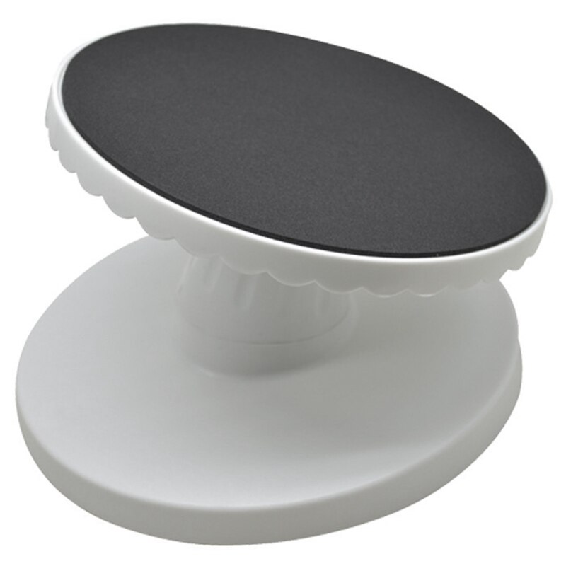 DIY baking (11 Inch black) Tiltable Plastic Cake Decoration Table Cake Decoration Turntable, Cake Rotating Rack: Default Title