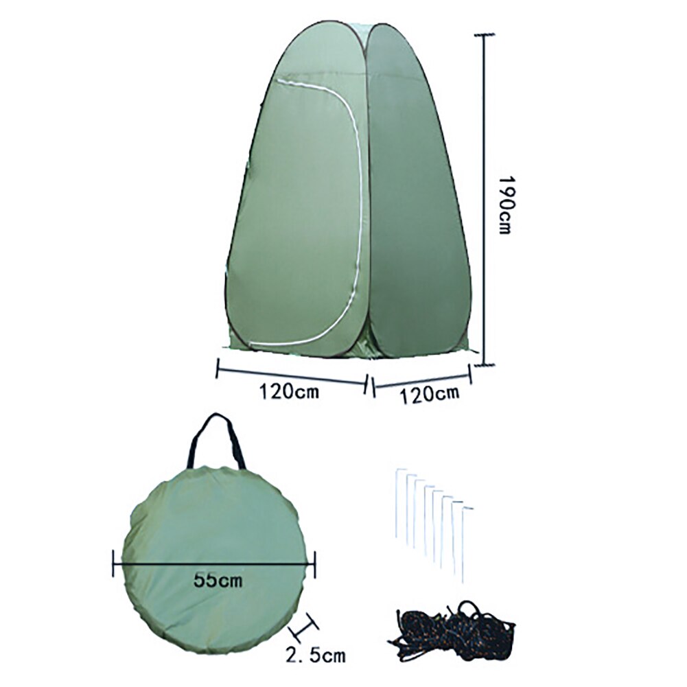 Outdoor Changing Tent Portable Shower Bath Fitting Room camping Tent Shelter Beach Privacy Toilet Tent Dressing Cabin Tent