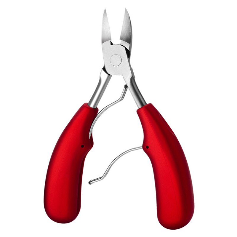 Toe Nail Clippers Ingrown Toenail Podiatry Correction Nippers Cuticle Cutters Cut Paronychia Pedicure Manicure Foot Care Tool: red