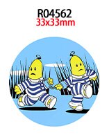 30 stk/lot banan i pyjamas planharpiks for hårbowas og tilbehør  r04549 r0455 r0456: R04562