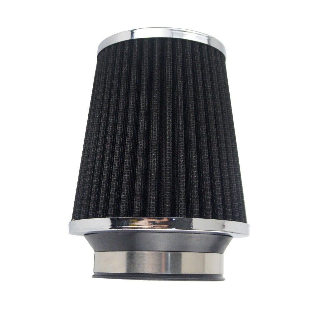 Universal Car Cold Air Intake Air Inlet Air Intake System Mushroom Head Air Filter Neck with Protective Cover waterproof: air filter