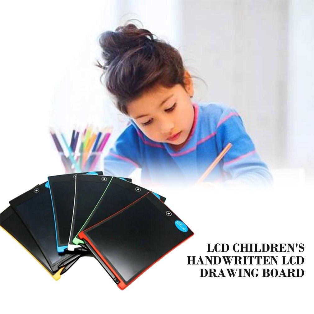 Tablero LCD de escritura a mano para niños, pizarra electrónica de dibujo de 8,5 pulgadas con luz