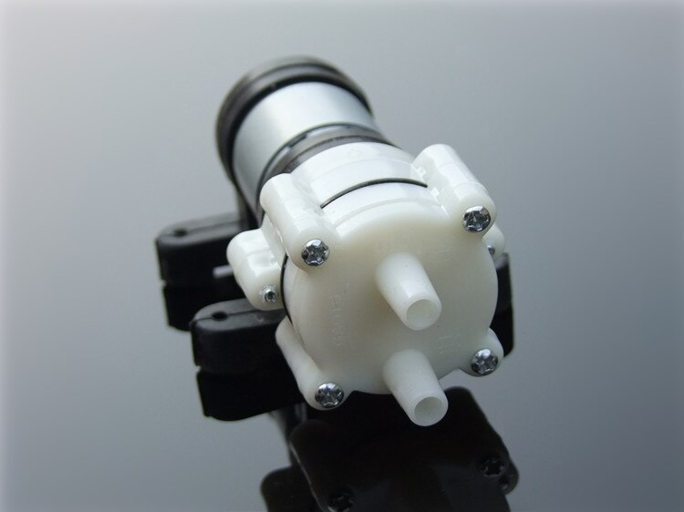 Longevity -r385 membraanpomp zwart-wit met patroon vijf lijmpomp kleine micro theeserviesmachine 6v-12v