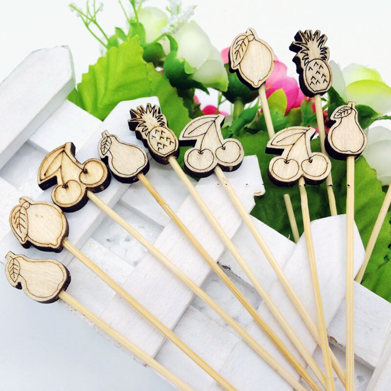 Pink Bow Toothpicks Fancy Cocktail Sticks For Appetizers