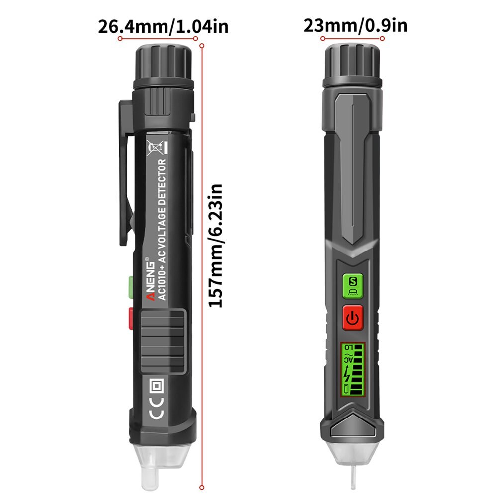AC1010 Intelligente Non-contact Pen Alarm Ac Voltage Detector Meter Tester Pen Sensor Tester Alarm