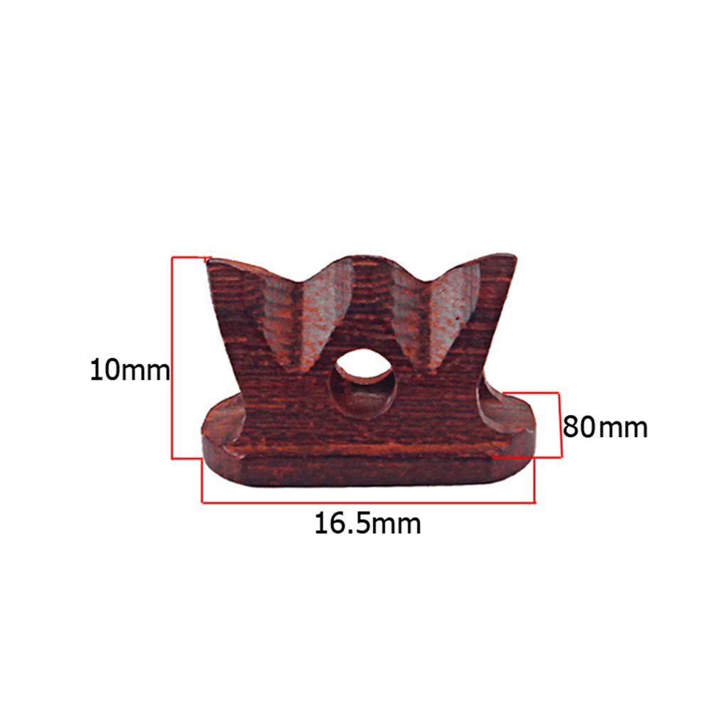 Hollow Chinese Erhu Wood Bridges Wooden Musical Instrument Parts