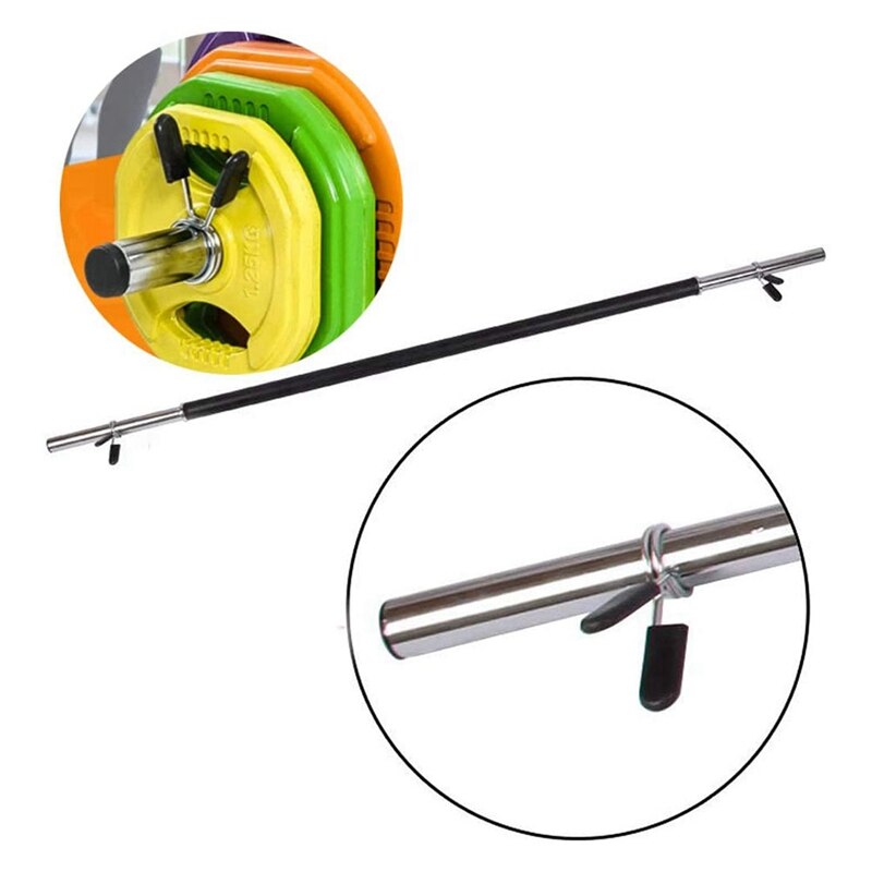 6 pièces pince à ressort pour haltères 30mm colliers d'exercice pinces à pince pour haltères