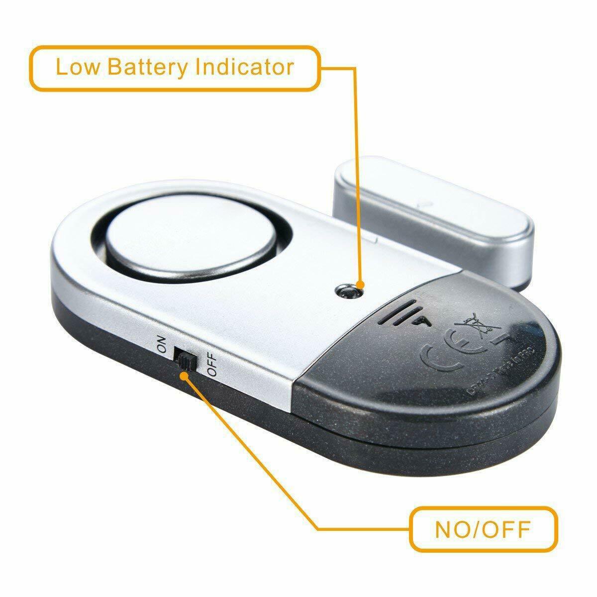 120db super høj lyd alarm sensor mini vindue dør sensor trådløs tyverialarm med magnetisk sensor hjem sikkerhedssystem sæt