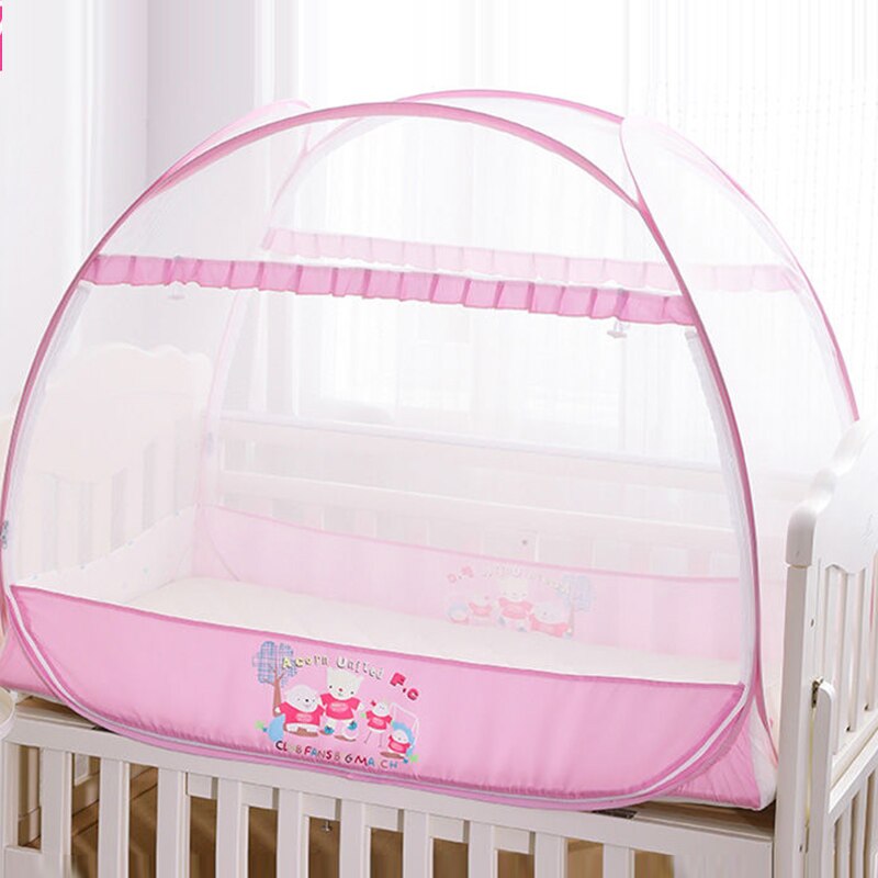 Wieg Klamboe Yurt Kinderen Muskietennetten Tent Cover Vouwen Kids Luifel Multifunctionele Babybedje Camping Tenten Chambre enfant