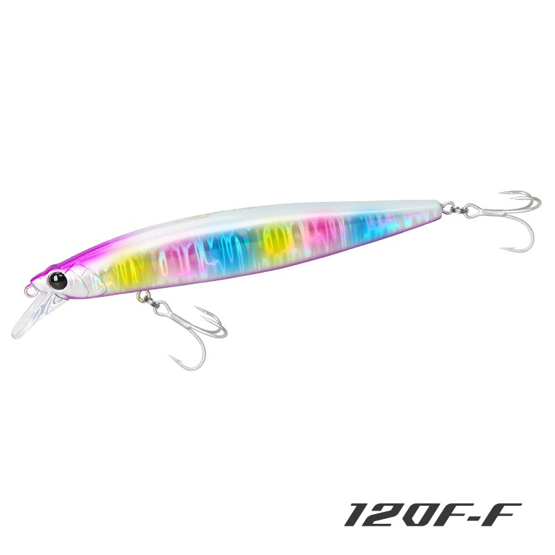 TSURINOYA-señuelo de pesca ultralargo, cebo duro de Pesca de Mar, peso de tungsteno, 120F, 120mm, 19g: 120F-F