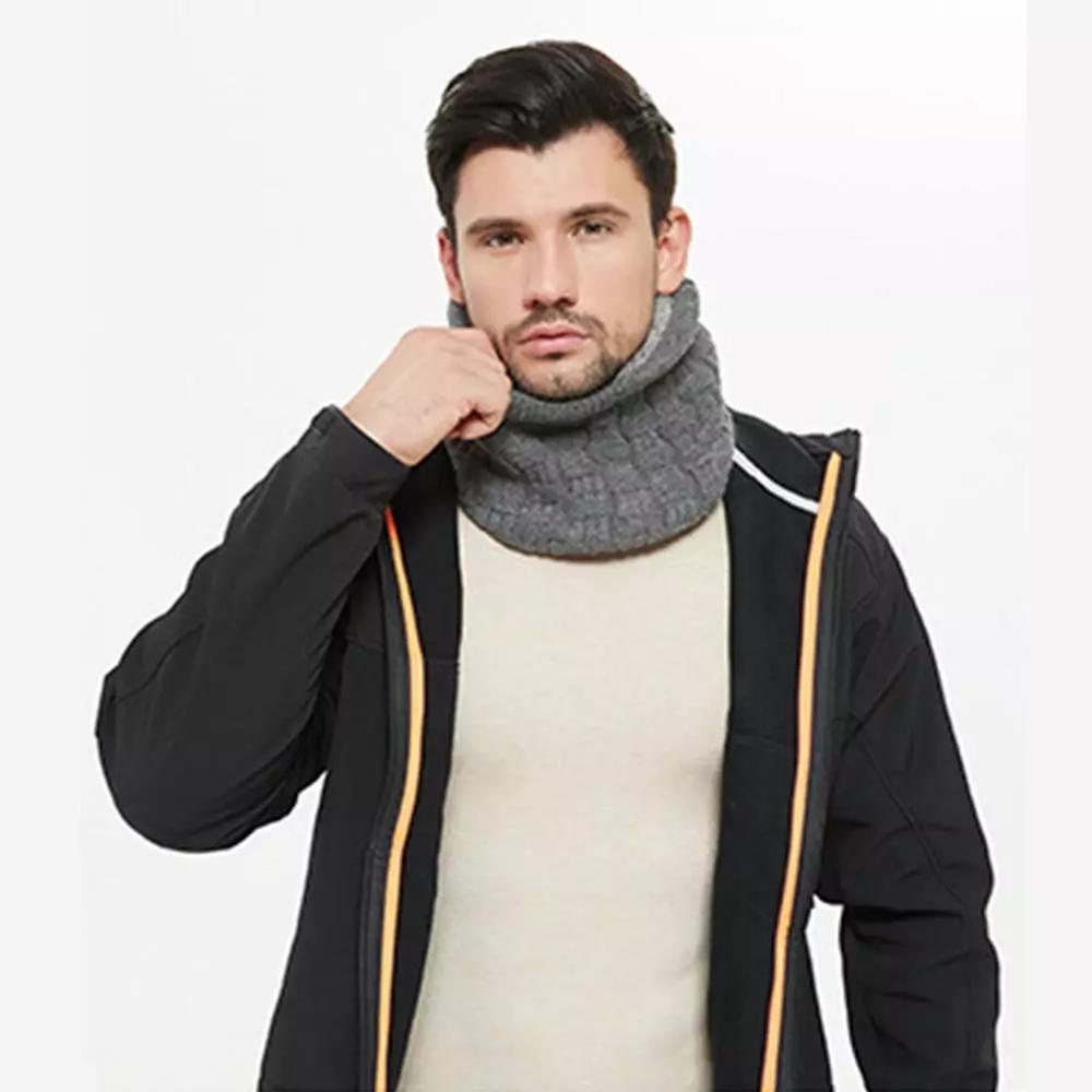 Bufanda calefactable para cuello para hombre y mujer, envoltura de cuello con calefacción eléctrica para invierno