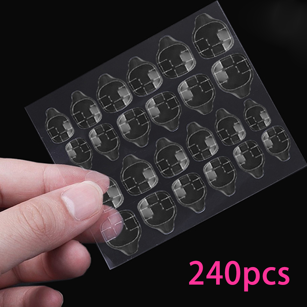 Pegamento de gelatina para uñas postizas, pasta de doble cara, pegamento para uñas extraíble de alta adherencia, herramientas de manicura DIY