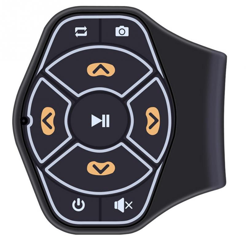 Draadloze Bluetooth Afstandsbediening Media Knop Auto Stuurwiel Fiets Voor Iphone Android Telefoon Muziek Foto Controller