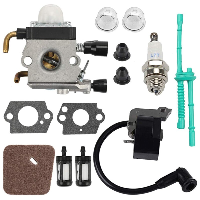 Kit de réglage de la bobine de carburateur, pièce de rechange pour débroussailleuse Stihl FS38 FS45 FS45C FS46C FS55 FS55RC, C1Q-S97: Default Title