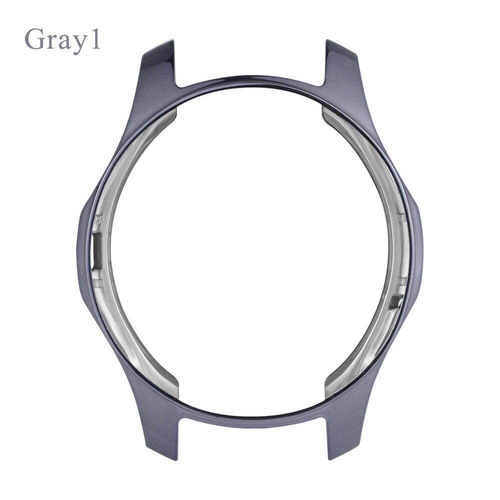 Capinha para samsung gear s3 frontier galaxy watch 46mm tpu macio all-around capa protetora para pára-choques caso quadro bordas ao redor: 3 / 46mm