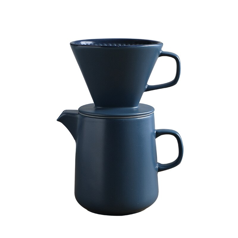 Håndstans kaffekande keramisk kaffefilter kop redskabs sæt husholdning dryp kaffe håndstans gryde deling pot sæt