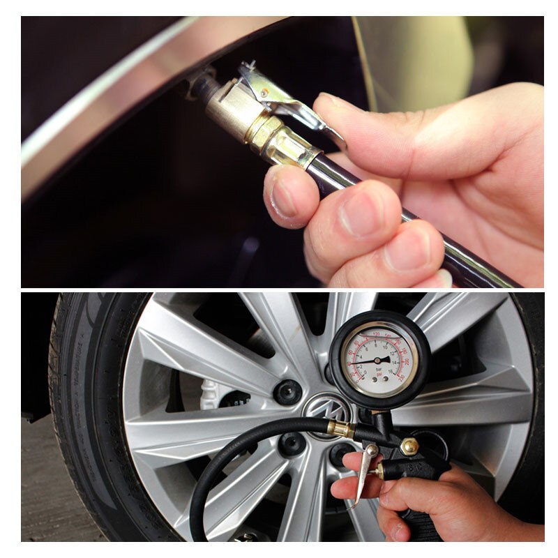 Trykmåler tester sæt motor auto benzin motor cylinder kompression tester
