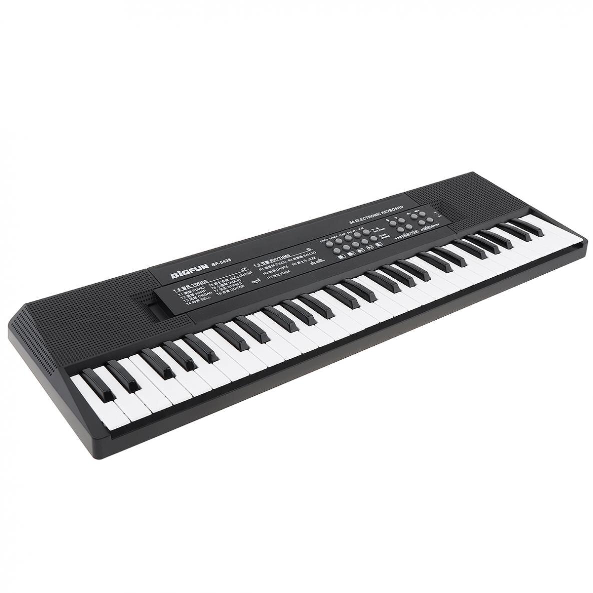 54 Keys Electronic Keyboard Piano Digital Music Key Board with Microphone Children Musical Enlightenments