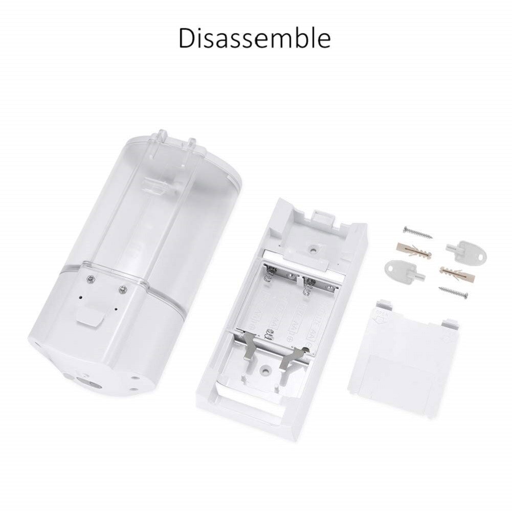 Plastic Detergent Shampoo Dispensers Automatic Liquid Soap Dispenser Touchless Sensor Hand Washing Container