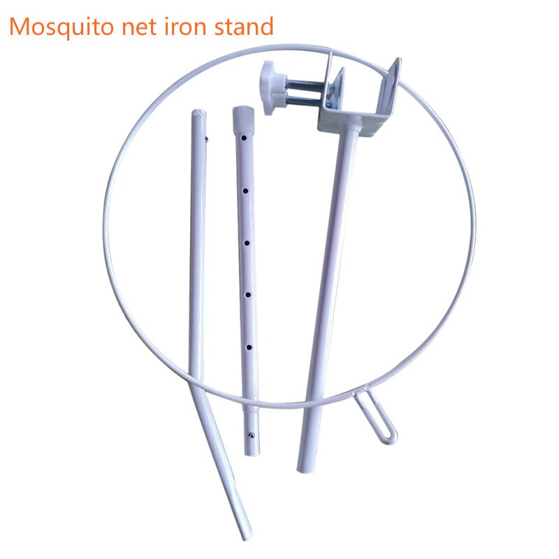 Mosquitera para cuna de bebé, soporte de hierro para dosel, carpa de soporte para Cirb extraíble, soporte Universal para mosquitera: Clip on style