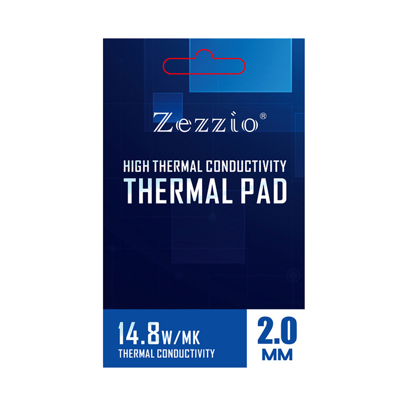 Zezzio 85x45MM,14.8W/mk Thermal Pad For GPU,CPU,RAM,Video Memory,Server,Workstation,Cooling,0.5,1.0,1.5,2.0,2.5,3.0MM Thick: 85X45X2.0MM