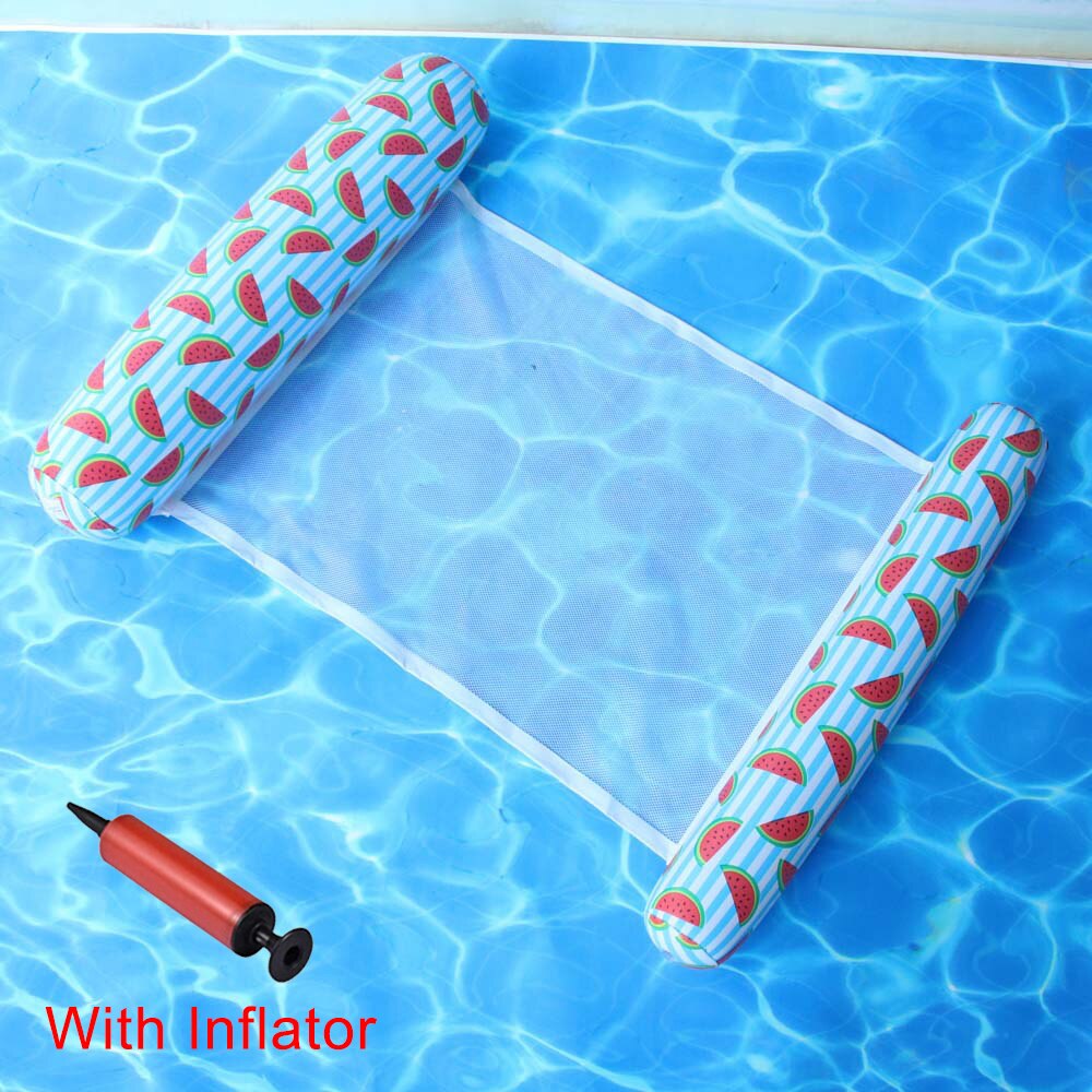 Colchón inflable de piscina, cama de agua flotante, para fiestas, juguete para nadar o salón estilo hamaca, reclinable, nueva: color 4