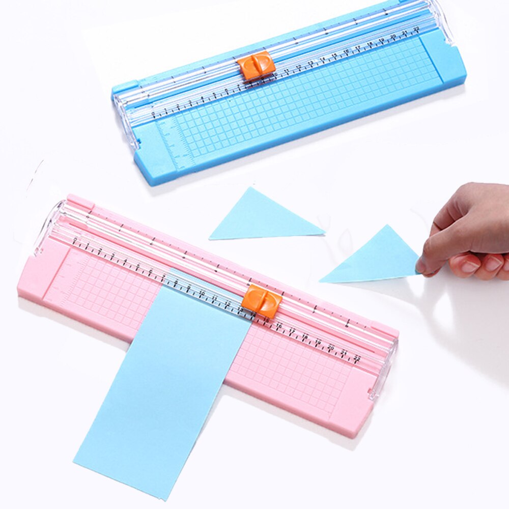 A4/A5 Paper Cutter Security Blade Photo Size Trimmer With Ruler Card Cardstock Cutting Machine Office Stationery Tool