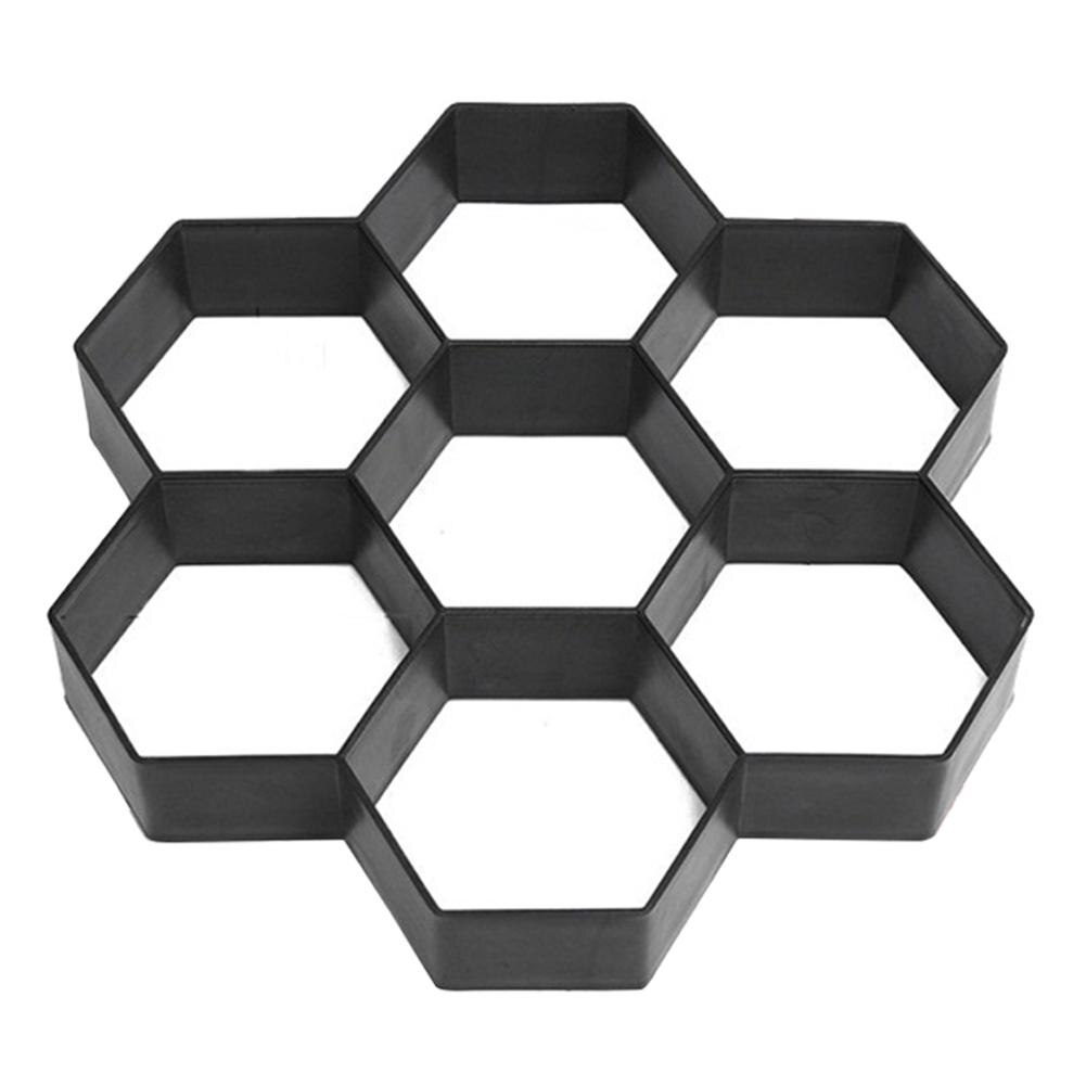 Giardino A Piedi Pavimentazione Stampo FAI DA TE Manualmente Pavimentazione In Mattoni di Cemento di Cemento Stampi: 	Hexagon