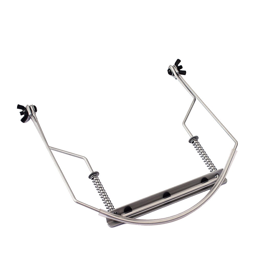 Practical Harmonica Neck Holder Support for 10 Holes Harmonicas Accessory, Chrome